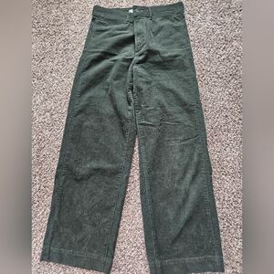 Everlane The Sailor Pant Dark Green Corduroy